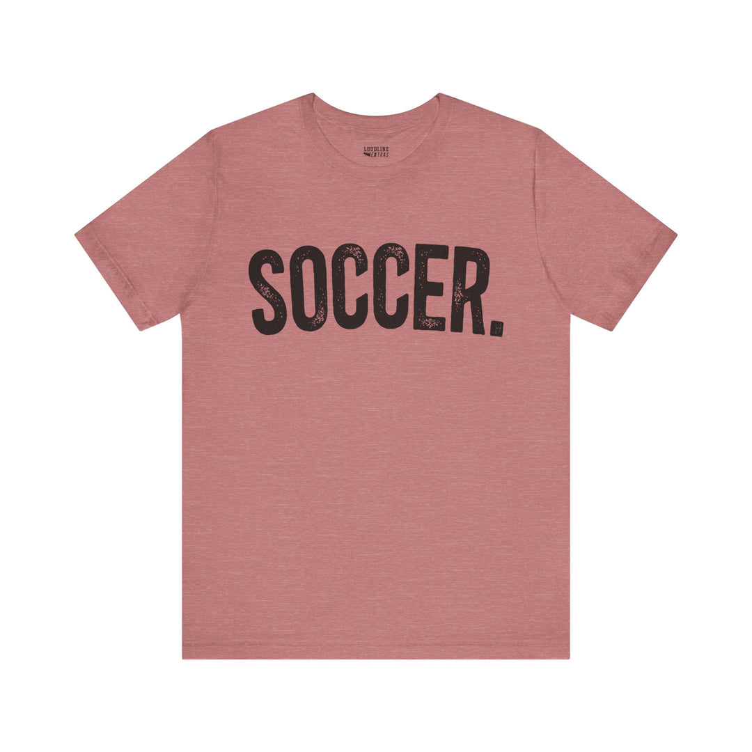 Rustic Design Soccer Unisex Adult T-Shirt