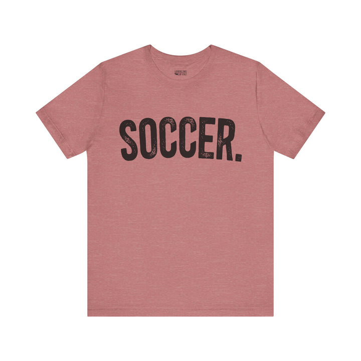 Rustic Design Soccer Unisex Adult T-Shirt