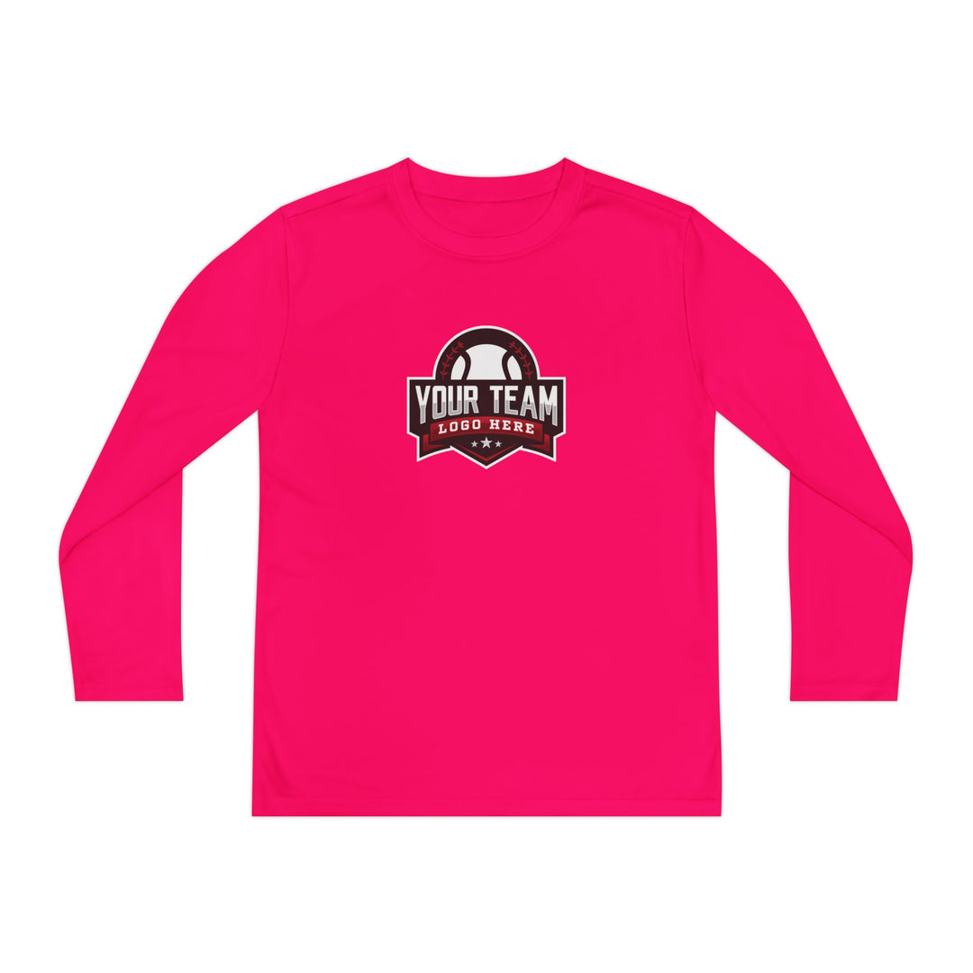 Unisex Youth Long Sleeve Moisture Wicking Shirt
