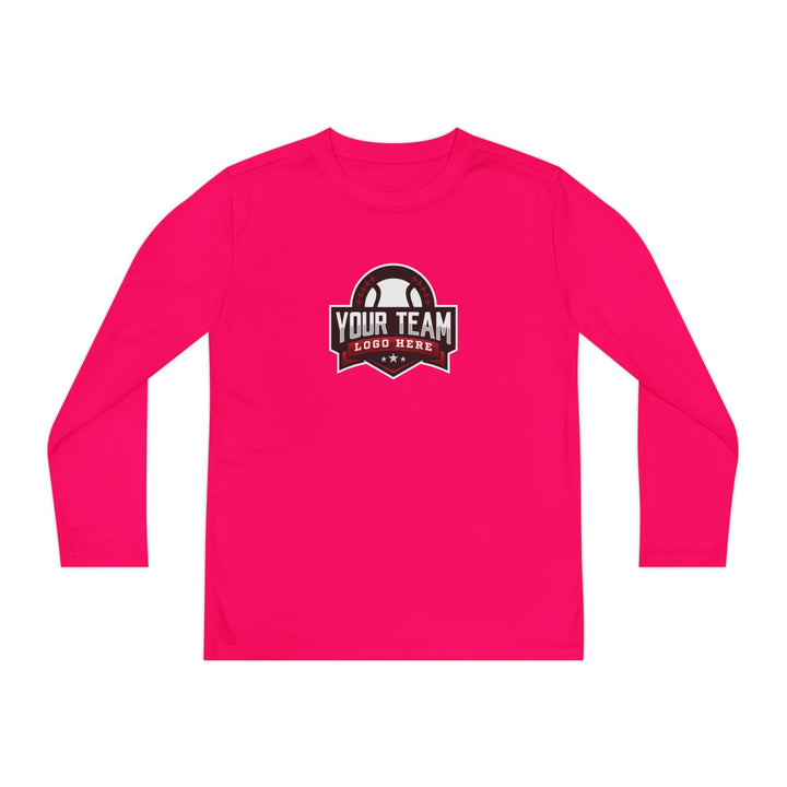 Unisex Youth Long Sleeve Moisture Wicking Shirt