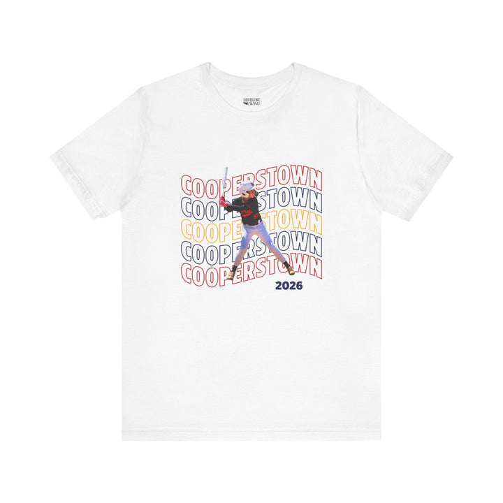 Cooperstown Picture Wavy Name Design - Unisex Adult Basic T-Shirt