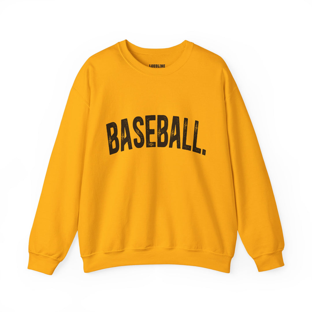 Rustic Design Baseball Unisex Adult Crewneck Sweatshirt