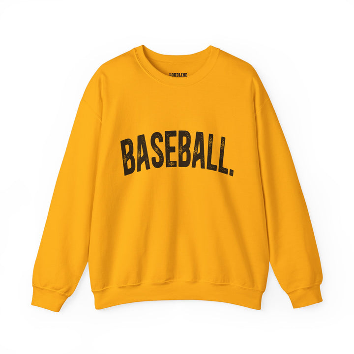 Rustic Design Baseball Unisex Adult Crewneck Sweatshirt