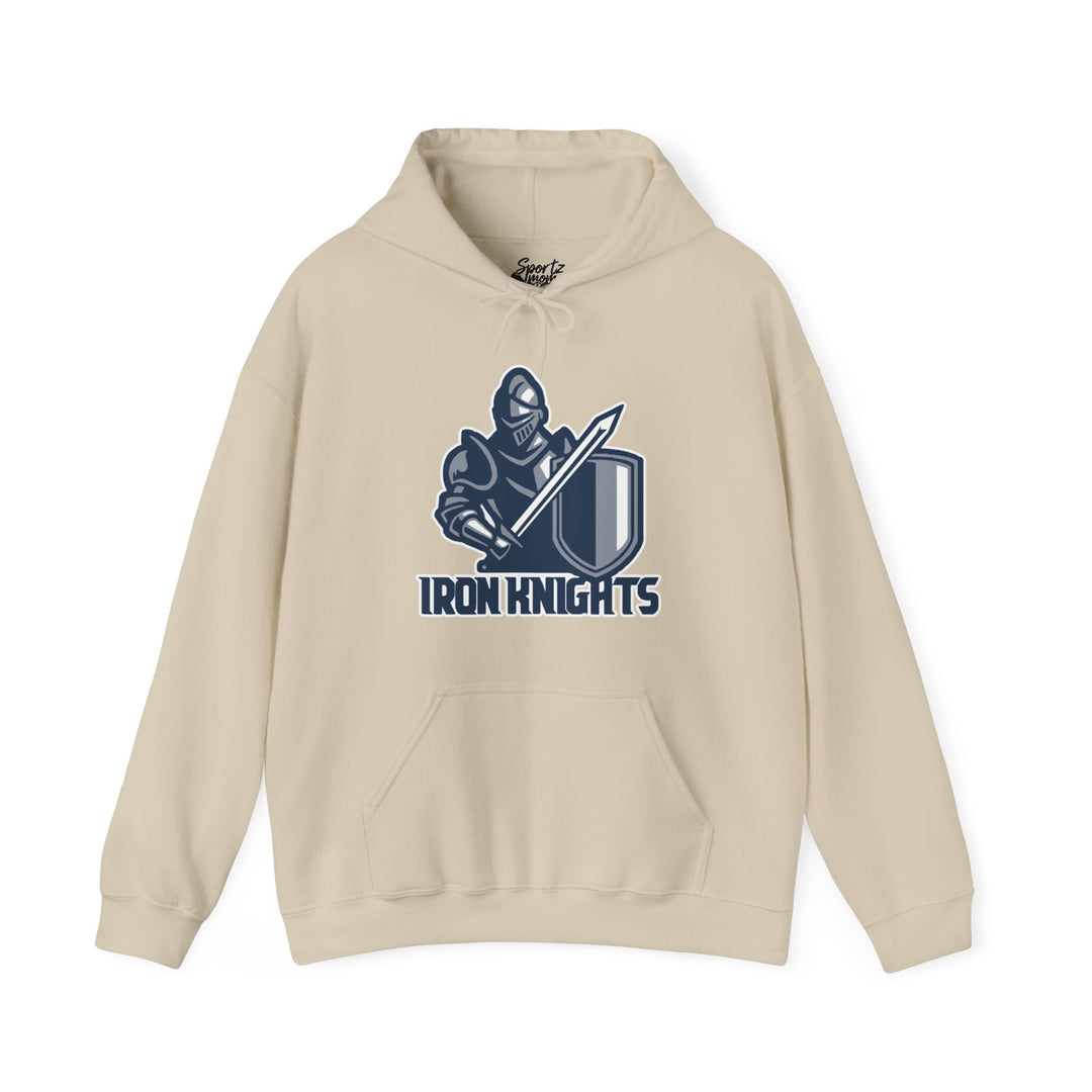 Iron Knights Adult Unisex Hooded Sweatshirt w/Knight Design