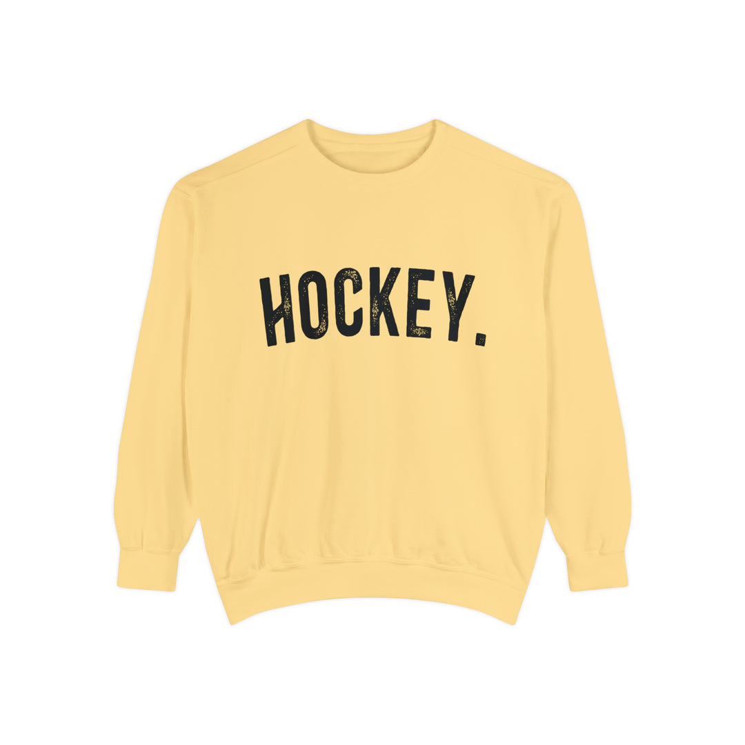 Rustic Design Hockey Unisex Adult Premium Crewneck Sweatshirt