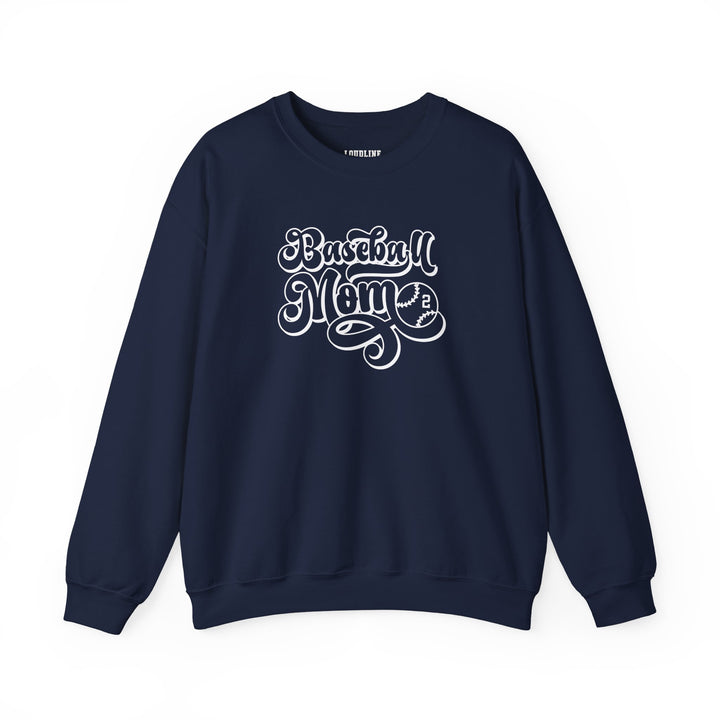 Baseball Mom Personalized Unisex Adult Crewneck Sweatshirt