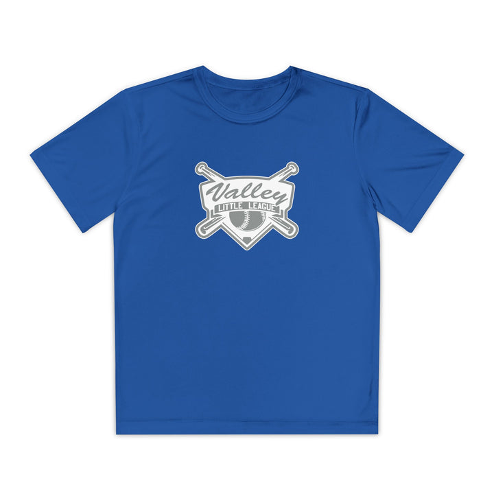 Valley Little League Unisex Youth Short Sleeve Competitor Moisture Wicking T-Shirt