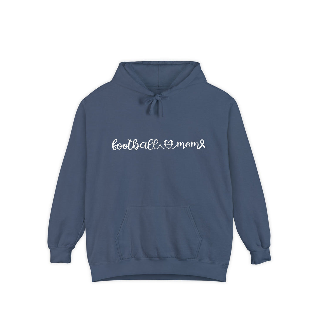 Cancer Collection Pick Your Sport Mom Ribbon &amp; Heart Adult Unisex Premium Hooded Sweatshirt
