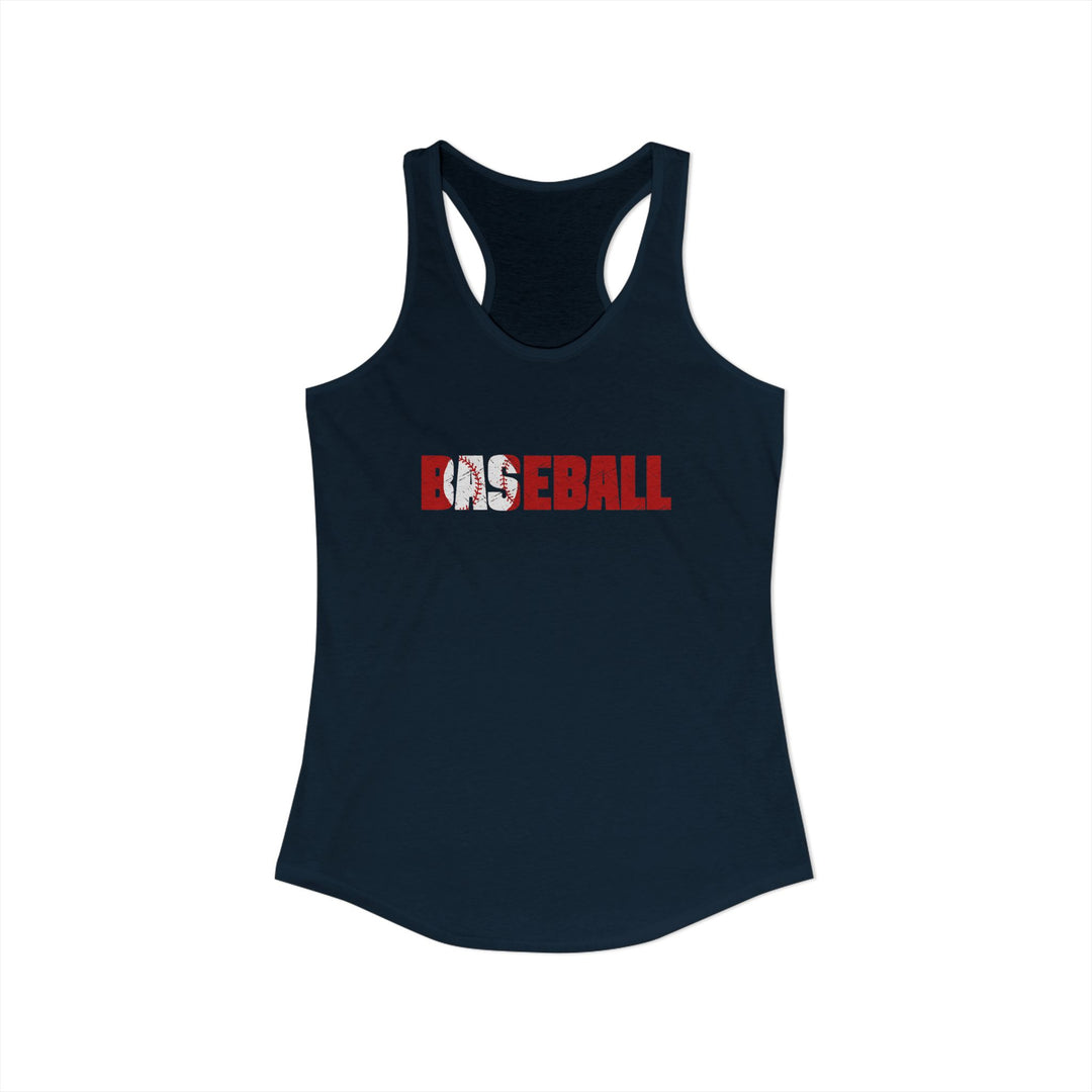 Baseball Unisex Adult Racerback Tank Top