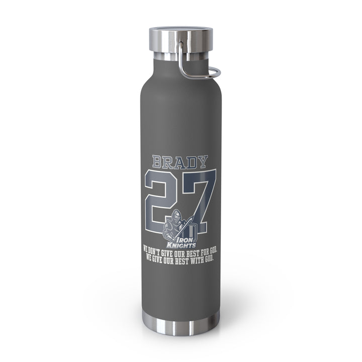 Iron Knights 22oz Bottle - Last Name &amp; Number w/Knight Design