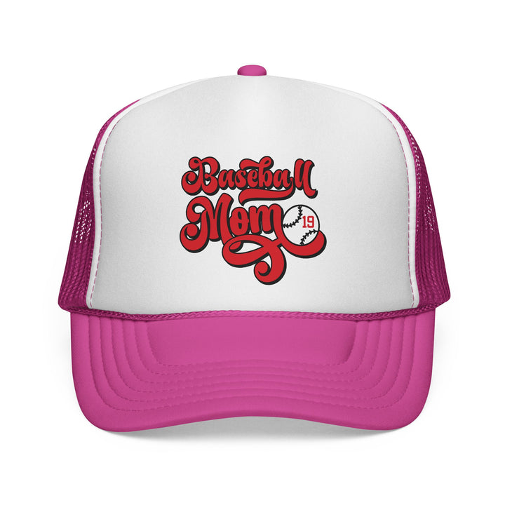 Baseball Mom Personalized Trucker Hat