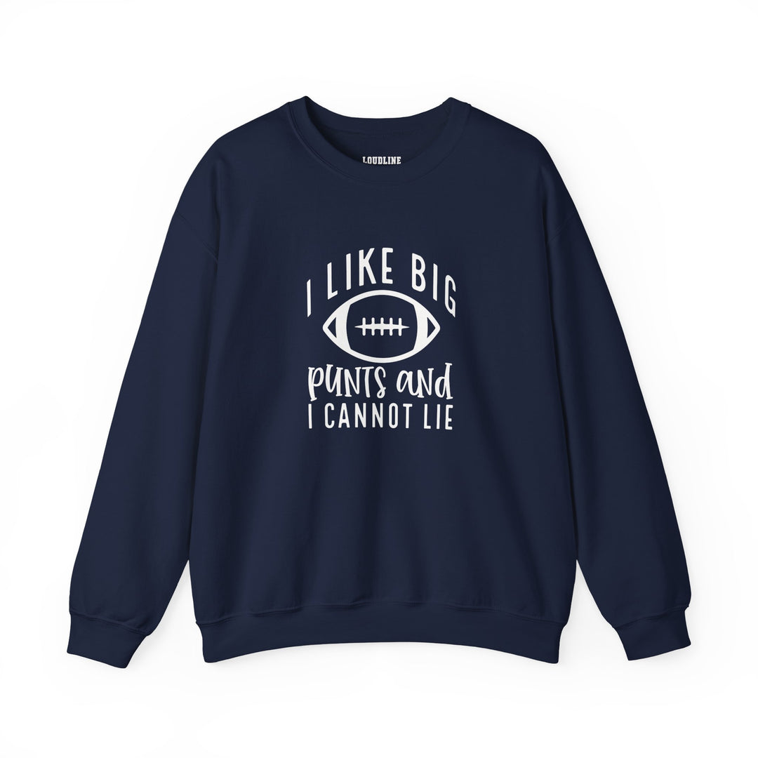 I Like Big Punts Football Unisex Adult Crewneck Sweatshirt