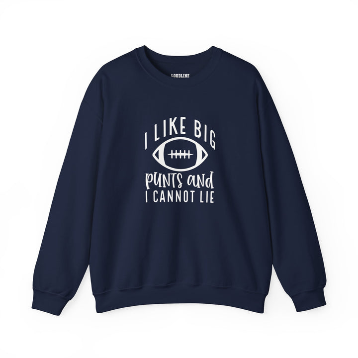 I Like Big Punts Football Unisex Adult Crewneck Sweatshirt