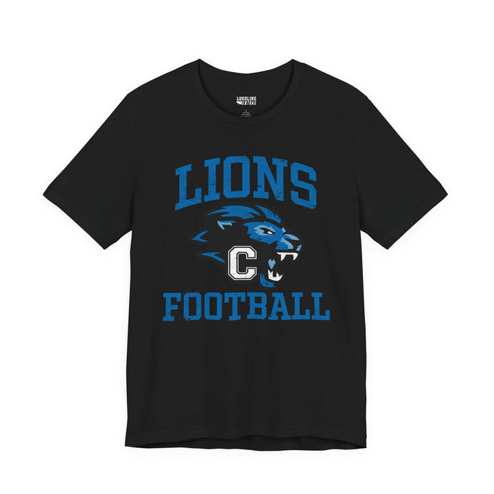 Canton Lions Football &amp; Cheer Unisex Adult Standard T-Shirt - Lions Football Design