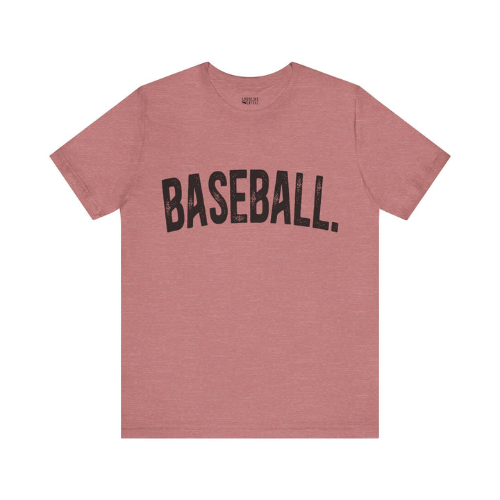 Rustic Design Baseball Unisex Adult T-Shirt
