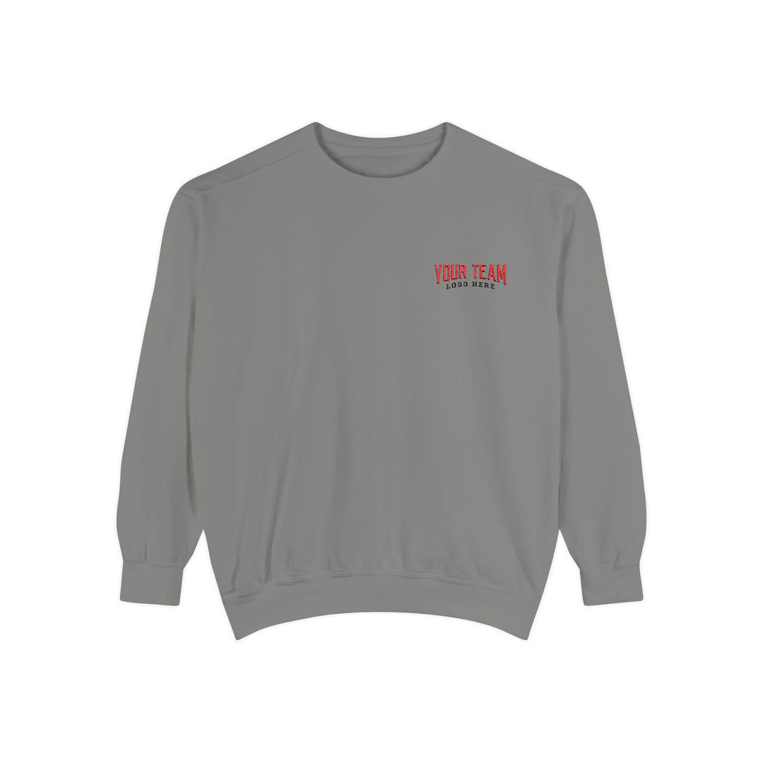 Unisex Adult Comfort Colors Crewneck Sweatshirt - Embroidered