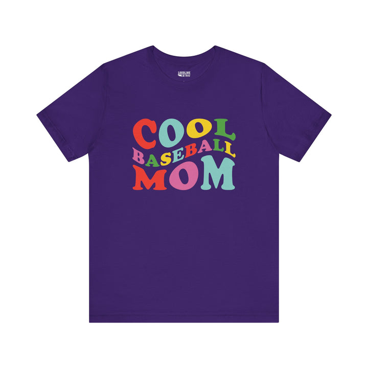 Cool Baseball Mom Unisex Adult T-Shirt