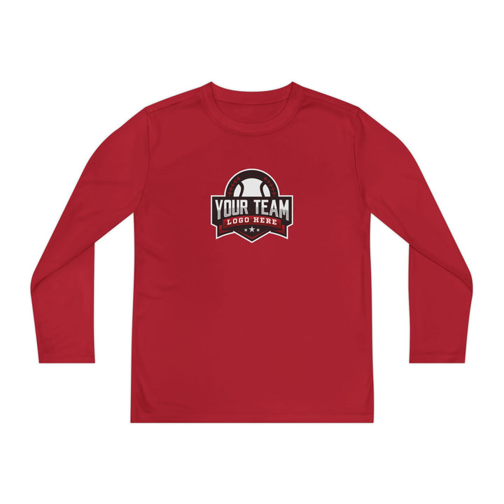 Unisex Youth Long Sleeve Moisture Wicking Shirt