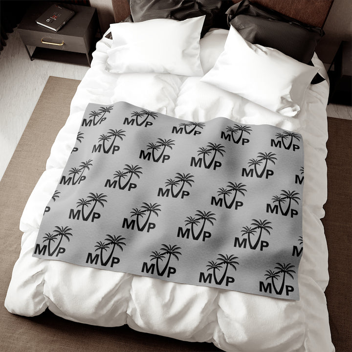 MVP Sweatshirt Blanket - Logo Pattern