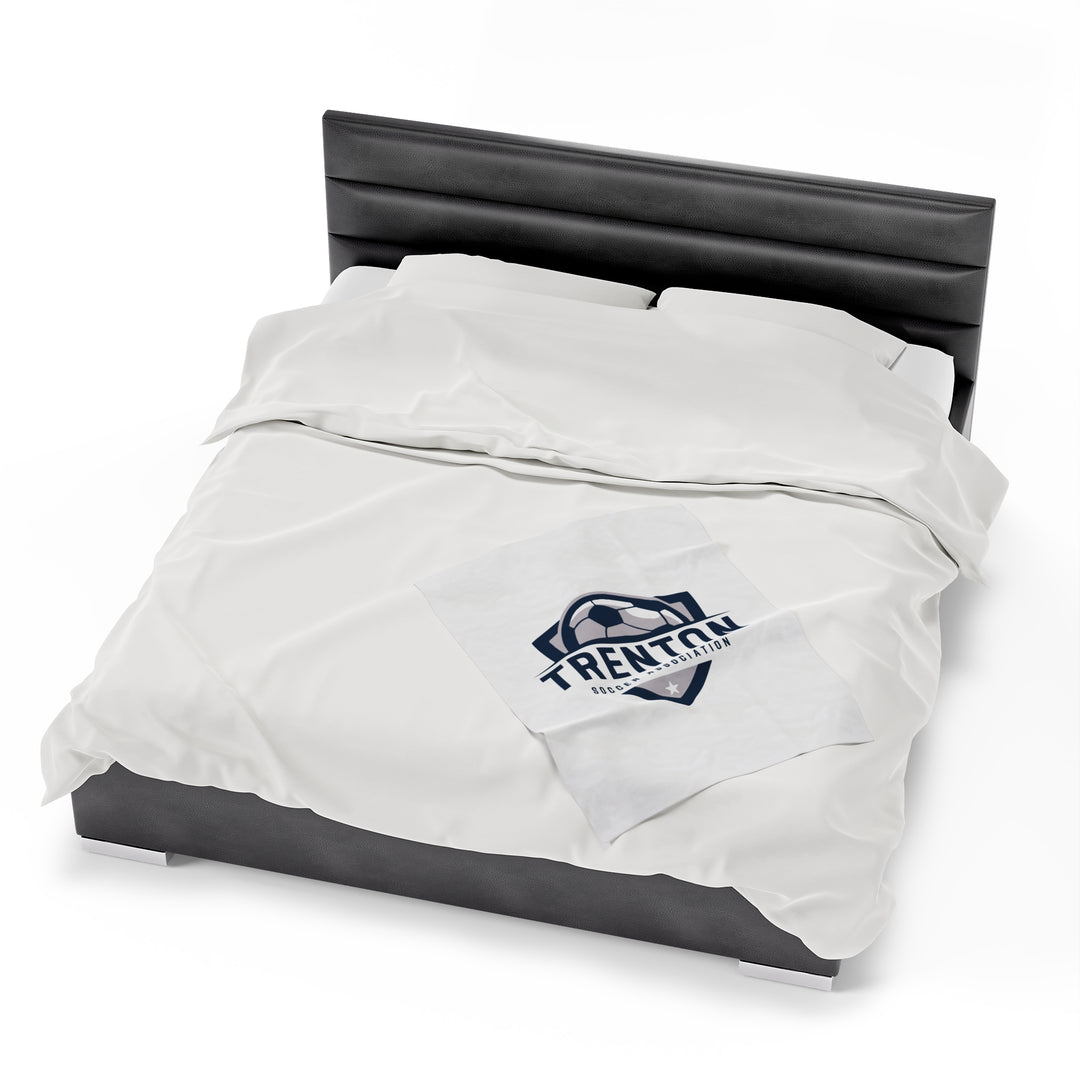 Trenton Soccer Association Velveteen Plush Blanket