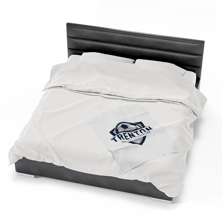Trenton Soccer Association Velveteen Plush Blanket