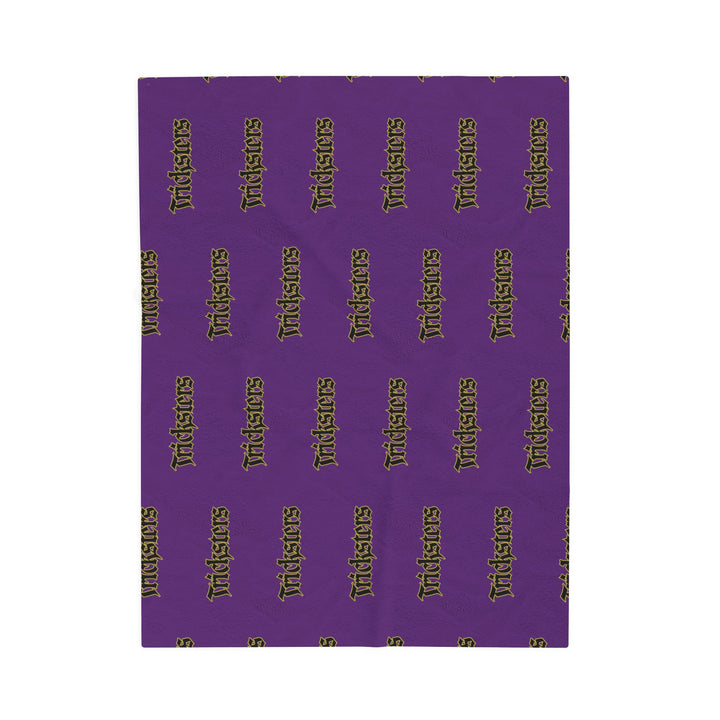 Chewsville Coyotes Velveteen Plush Blanket