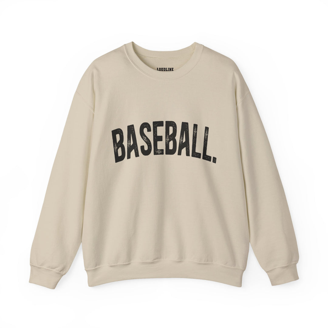 Rustic Design Baseball Unisex Adult Crewneck Sweatshirt