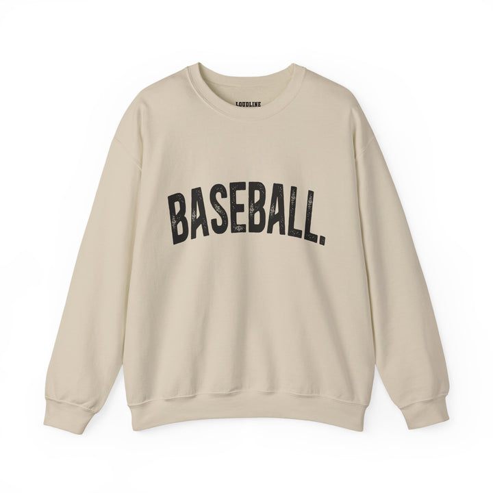 Rustic Design Baseball Unisex Adult Crewneck Sweatshirt