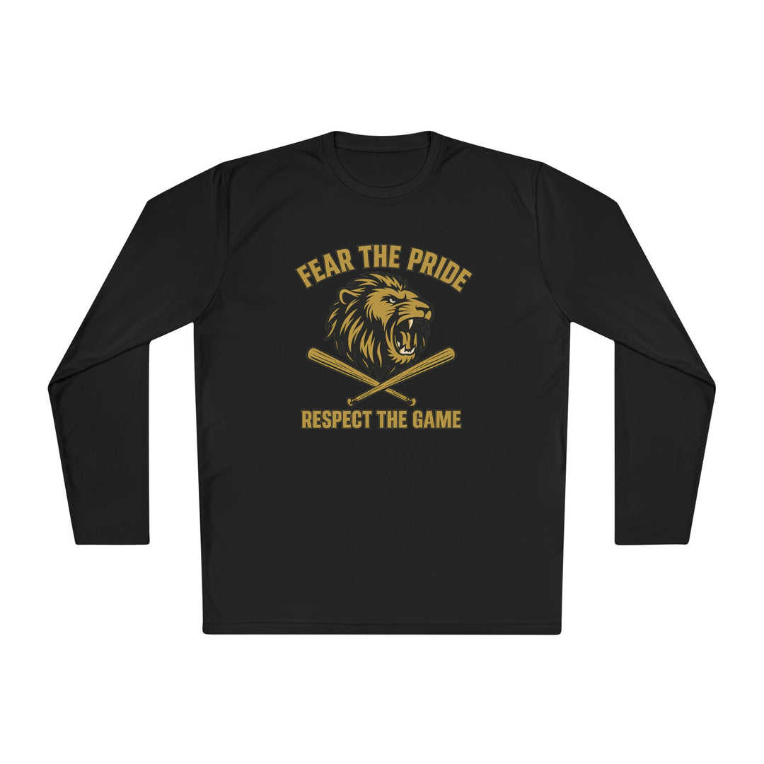FEBA Lions Baseball Unisex Adult Long Sleeve Competitor Moisture Wicking Shirt