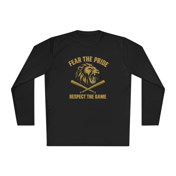FEBA Lions Baseball Unisex Adult Long Sleeve Competitor Moisture Wicking Shirt