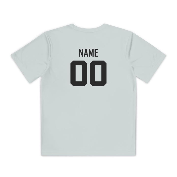 T-Black Unisex Youth Moisture Wicking T-Shirt - Front Design Only w/Optional Customization