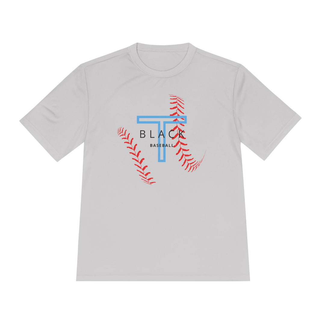 T-Black Dugout Unisex Adult Moisture Wicking T-Shirt - Front Design Only w/Optional Customization