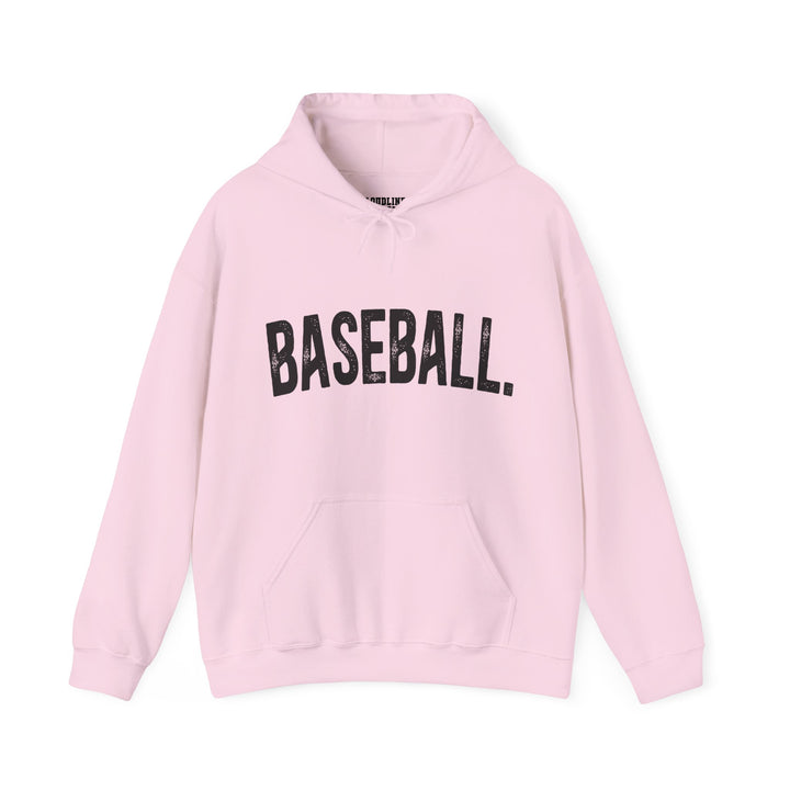 Rustic Design Baseball Unisex Adult Hooded Sweatshirt