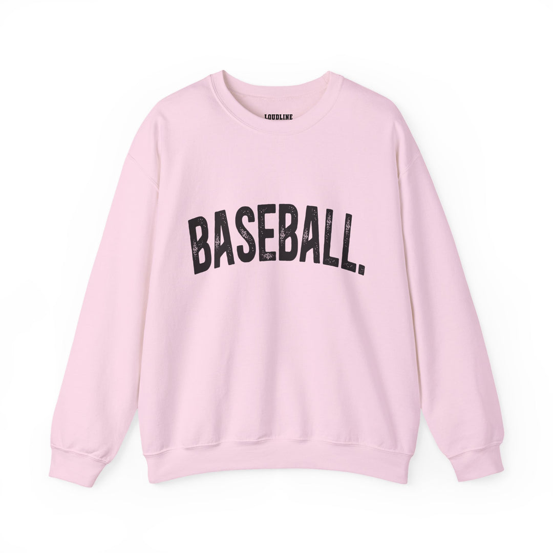 Rustic Design Baseball Unisex Adult Crewneck Sweatshirt