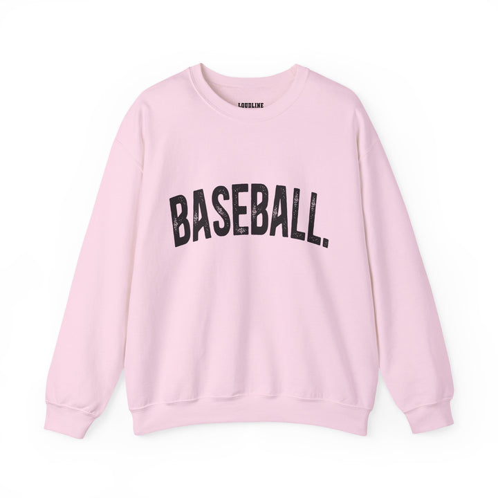 Rustic Design Baseball Unisex Adult Crewneck Sweatshirt