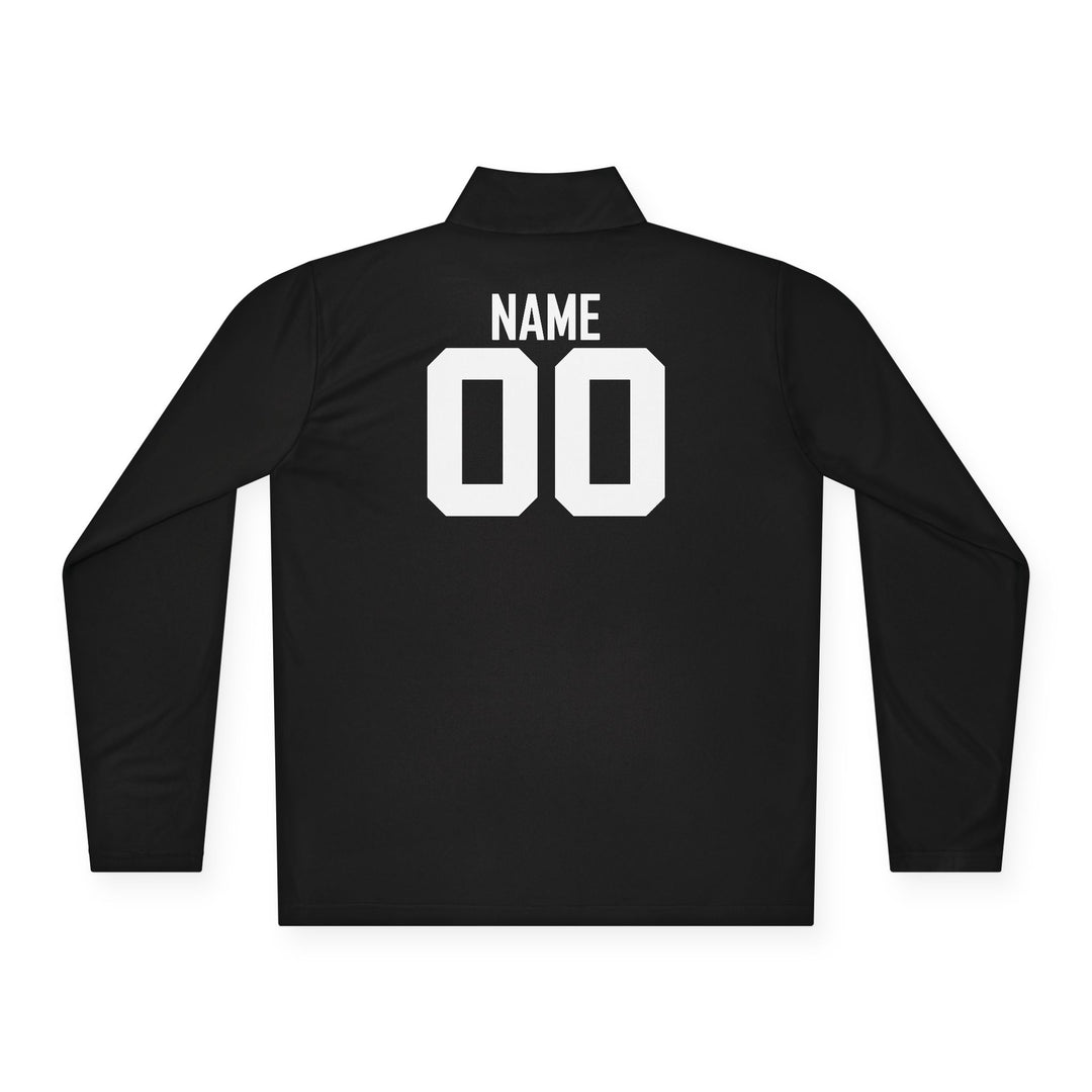 Canton Lions Football &amp; Cheer Unisex Adult Long Sleeve Quarter-Zip Pullover