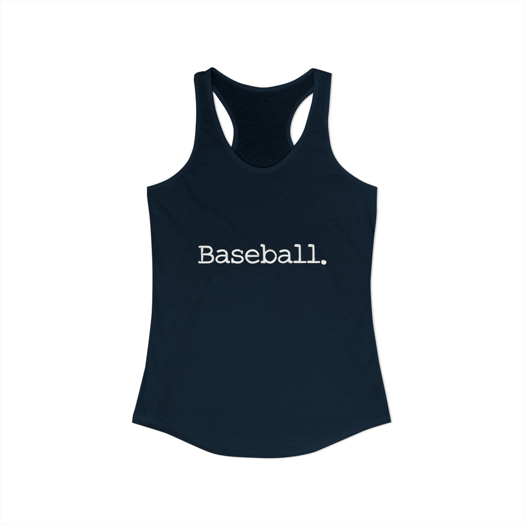 Typewriter Design Baseball Women&