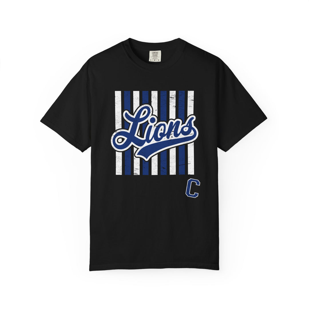 Canton Lions Football &amp; Cheer Unisex Adult Premium T-Shirt - Striped Design