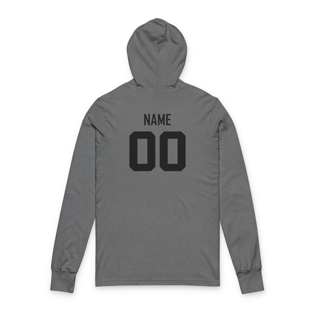 Unisex Adult Hooded Long Sleeve Shirt