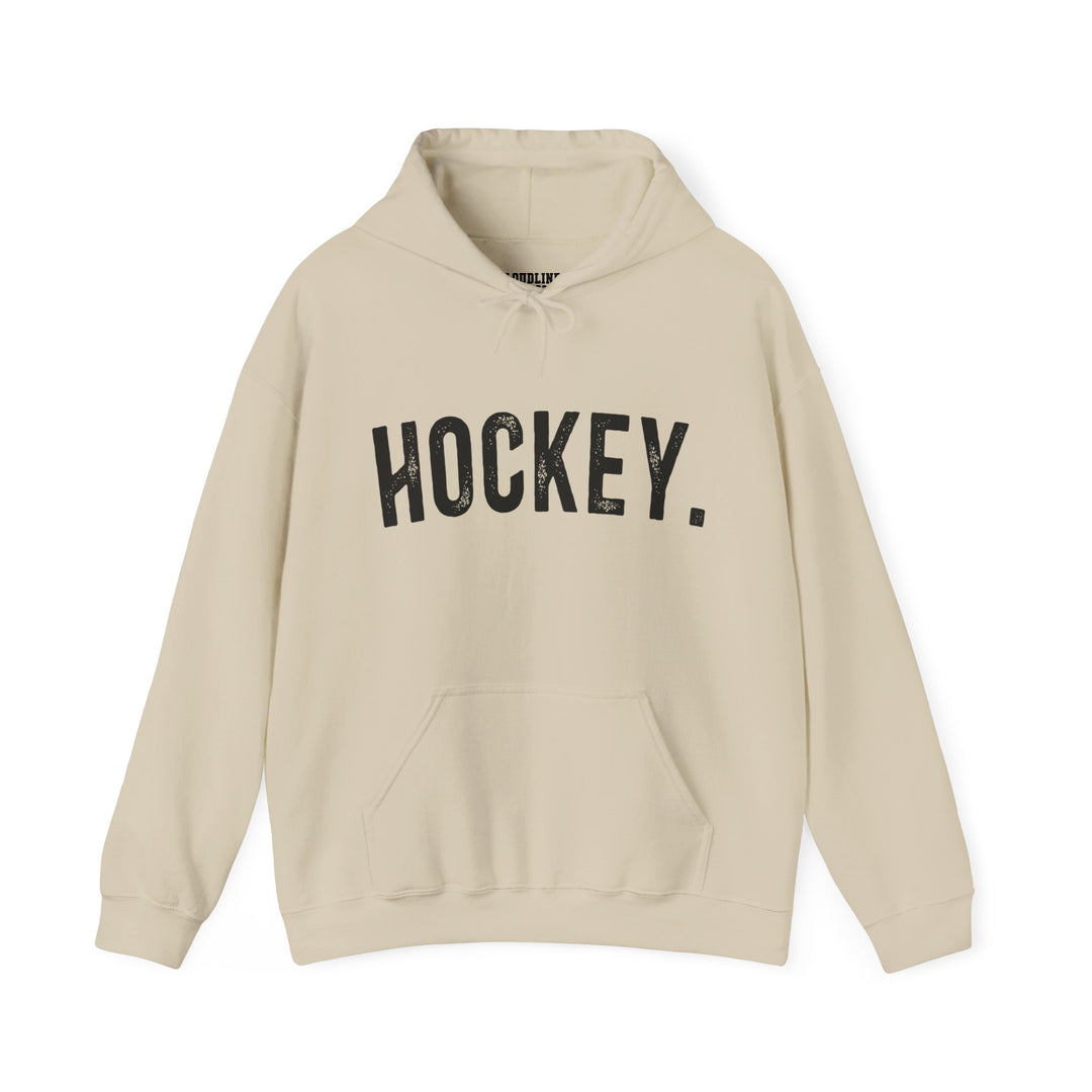 Rustic Design Hockey Unisex Adult Hooded Sweatshirt