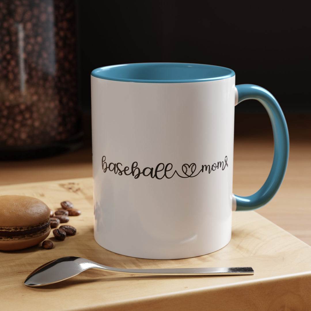 Cancer Collection Pick Your Sport Mom Ribbon &amp; Heart 11oz Accent Mug