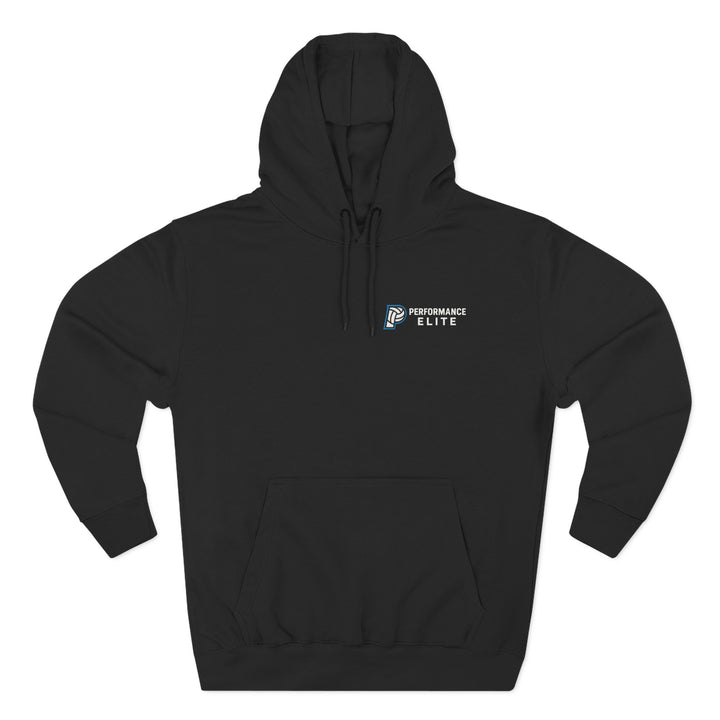 Performance Elite Unisex Adult Mid-Level Hooded Sweatshirt w/Front &amp; Back Logo
