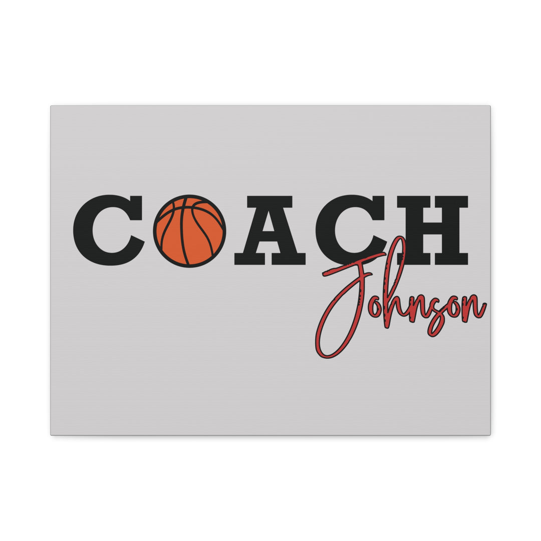 Coach Name Matte Canvas