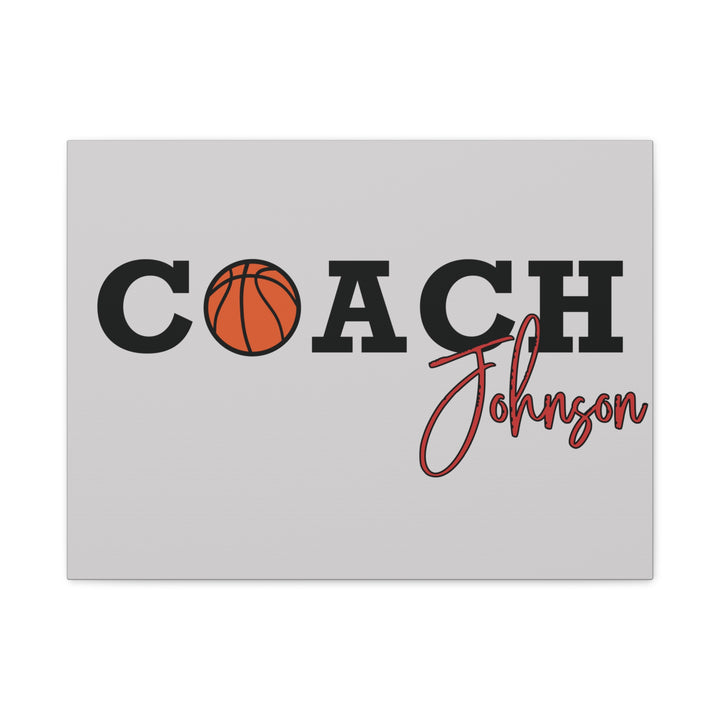 Coach Name Matte Canvas