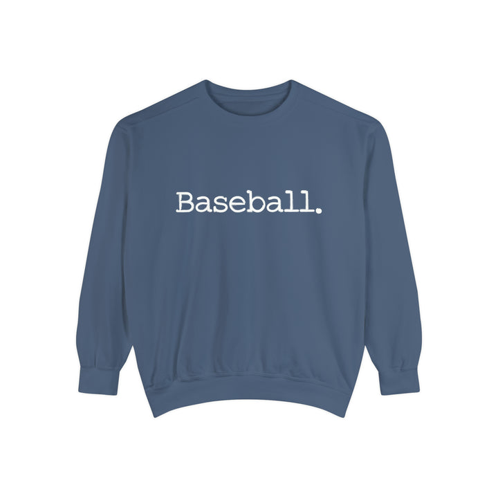 Typewriter Design Baseball Unisex Adult Premium Crewneck Sweatshirt