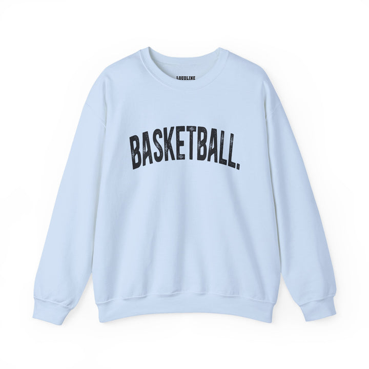 Rustic Design Basketball Unisex Adult Crewneck Sweatshirt