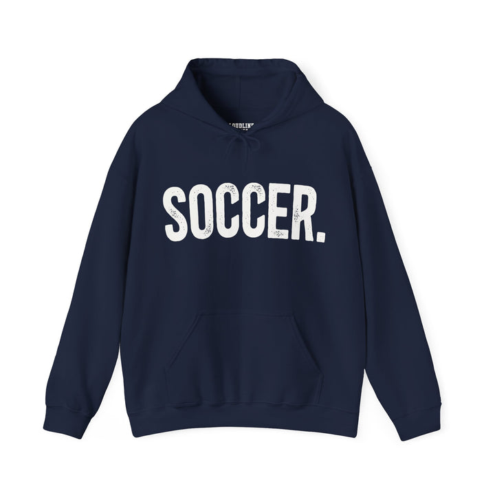 Rustic Design Soccer Unisex Adult Hooded Sweatshirt