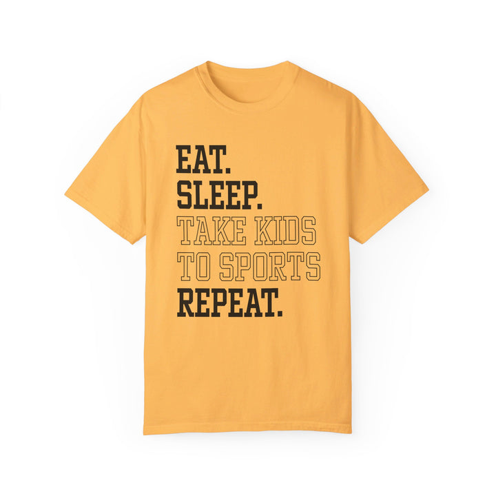 Eat Sleep Take Kids To Sports Repeat Unisex Adult Premium T-Shirt