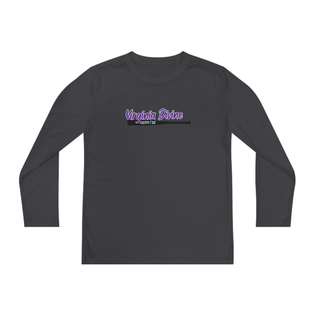 Virginia Divine Sports Unisex Youth Long Sleeve Competitor Moisture Wicking Shirt