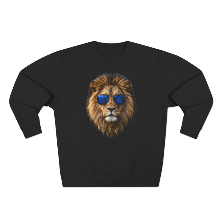 Canton Lions Football &amp; Cheer Unisex Adult Premium Crewneck Sweatshirt - Lion Design